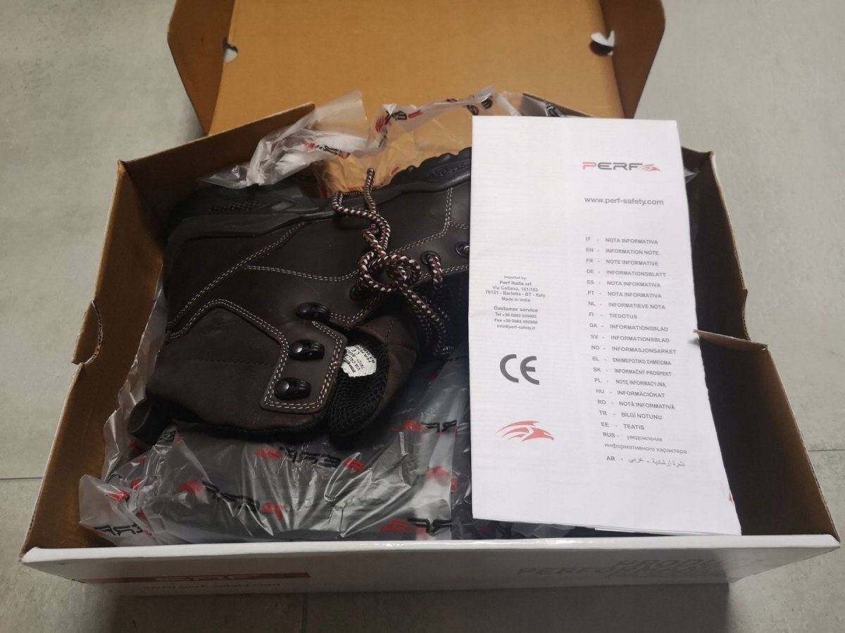 BUTY ROBOCZE BHP PERF HARRIER SKÓRA S3 ROZ.46