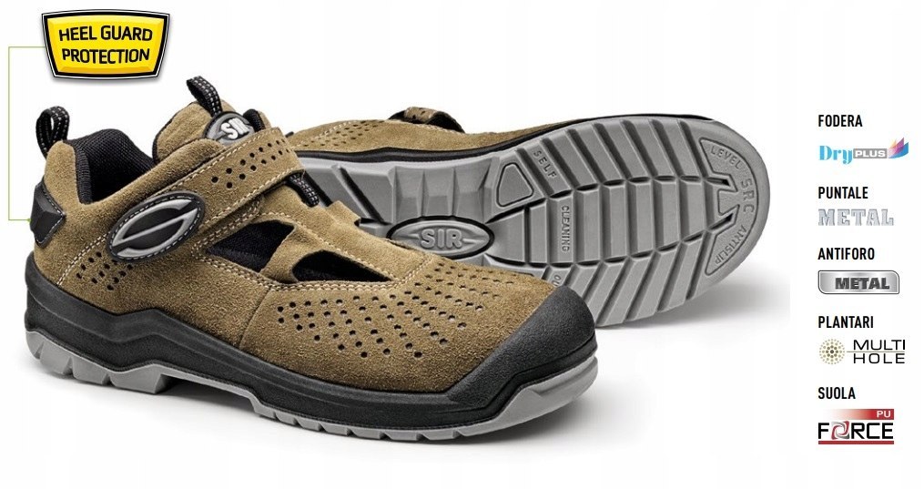 BUTY SANDAŁY ROBOCZE BHP SIRSAFETY 24050 S1P r.40 BUTY SANDAŁY ROBOCZE BHP SIRSAFETY 24050 S1P r.40