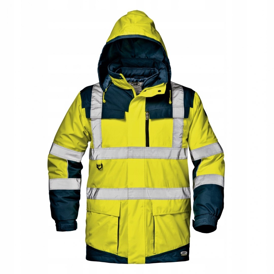 ODBLASKOWA KURTKA ROBOCZA BHP SIRSAFETY 4W1 r. M - XXL ODBLASKOWA KURTKA ROBOCZA BHP SIRSAFETY 4W1 r. M - XXL
