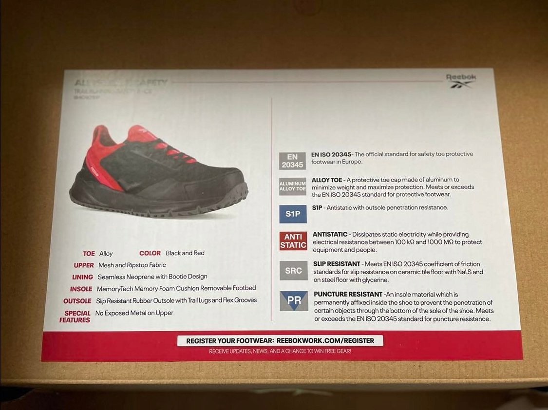 BUTY OBUWIE ROBOCZE BHP REEBOK IB4092S1P S1P r.41-46 BUTY OBUWIE ROBOCZE BHP REEBOK IB4092S1P S1P r.41-46