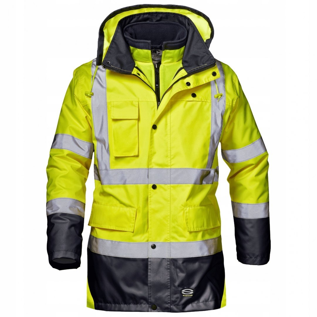 ODBLASKOWA KURTKA ROBOCZA 4W1 BHP SIRSAFETY r.XXL ODBLASKOWA KURTKA ROBOCZA 4W1 BHP SIRSAFETY r.XXL