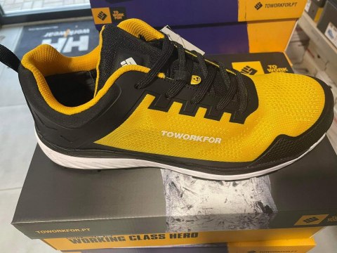 BUTY ROBOCZE LETNIE LEKKIE SPORTOWE TOWORKFOR SUPER SET YELLOW S1P SRC