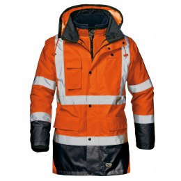 ODBLASKOWA KURTKA ROBOCZA 4W1 BHP SIRSAFETY r.M-XXL