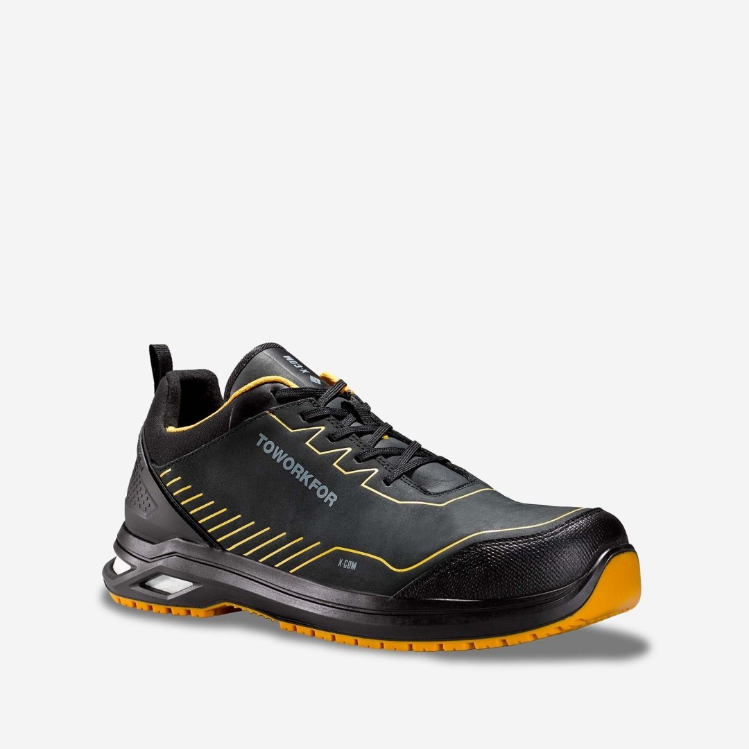 BUTY ROBOCZE BHP SKÓRA X-504 S3 SRC ESD Roz.45
