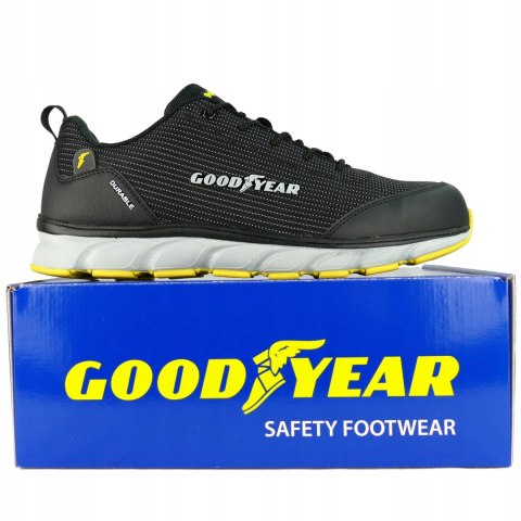 LEKKIE BUTY OBUWIE ROBOCZE BHP Z ŻELOWĄ WKŁADKĄ GOODYEAR 1667 S1P r.42