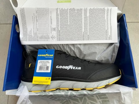 LEKKIE BUTY OBUWIE ROBOCZE BHP Z ŻELOWĄ WKŁADKĄ GOODYEAR 1667 S1P r.42
