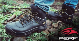 BUTY ROBOCZE BHP PERF PB1C CZARNE SKÓRA S3 HRO WR SRC