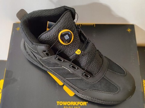 BUTY ROBOCZE BHP ZERO ALL BLACK BOOT FAST LOCK S3S ESD SR TOWORKFOR R.46