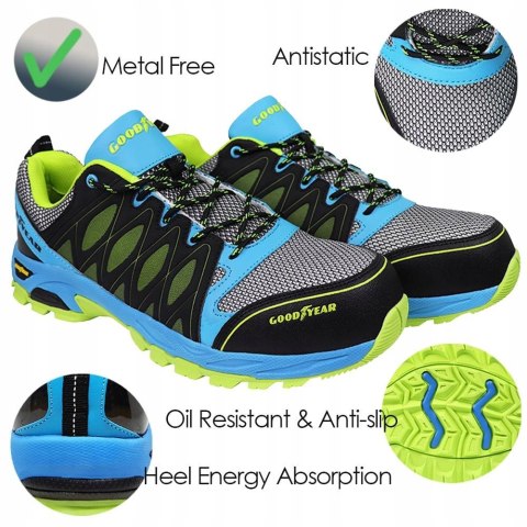 LEKKIE BUTY OBUWIE ROBOCZE BHP GOODYEAR U1503 S1 SRA HRO r.42