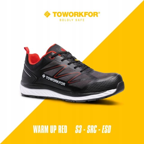 ULTRALEKKIE BUTY OBUWIE BHP TOWORKFOR WARM RED S3 SRC ROZ. 44