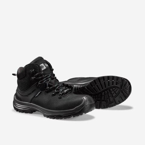 WYSOKIE SKÓRZANE BUTY ROBOCZE BHP S3 WR HRO SRC FUSION HIKER BLACK r. 45
