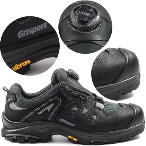 BUTY ROBOCZE BHP S3 SRC Grisport 74661CD IMOLA Z WIĄZANIEM BOA r.42