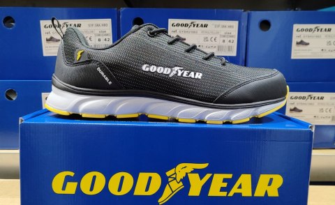 LEKKIE BUTY OBUWIE ROBOCZE BHP Z ŻELOWĄ WKŁADKĄ GOODYEAR 1667 S1P r.42 LEKKIE BUTY OBUWIE ROBOCZE BHP Z ŻELOWĄ WKŁADKĄ GOODYEAR 1667 S1P r.42