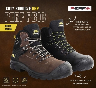 BUTY ROBOCZE BHP PERF PB1C SKÓRA S3