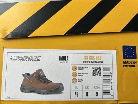 BUTY ROBOCZE BHP S3 HRO SRC IMOLA SKÓRA PREMIUM