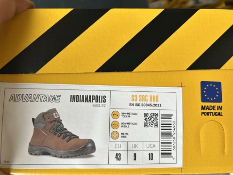BUTY ROBOCZE BHP S3 HRO SRC INDIANAPOLIS SKÓRA PREMIUM