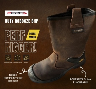 BUTY ROBOCZE PERF RIGGER SKÓRA S3