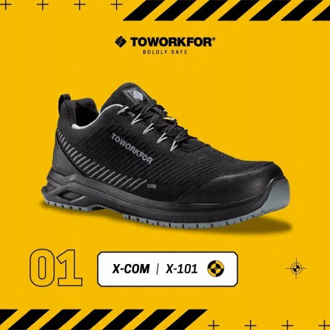 OBUWIE BUTY ROBOCZE BHP ULTRALEKKIE X-101 S1P SRC ESD X-COM TOWORKFOR R. 46