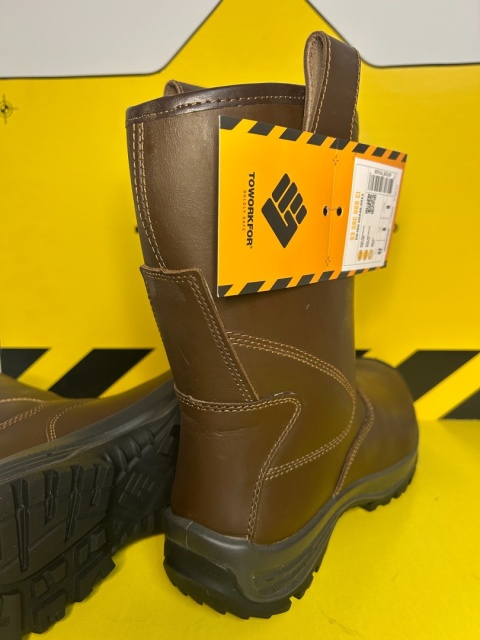 BUTY OBUWIE ROBOCZE MARKI TOWORKFOR LE MANS SKÓRA S3L SR HRO BUDOWA