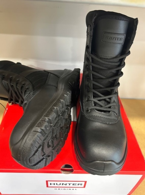 BUTY OBUWIE WOJSKOWE TAKTYCZNE MILITARNE MUNDUROWE HUNTER CZARNE