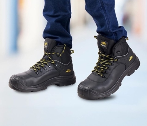 BUTY ROBOCZE BHP PERF PB1C CZARNE SKÓRA S3 HRO WR SRC