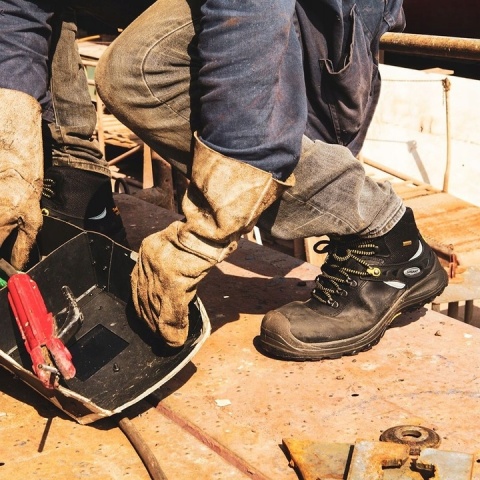 BUTY ROBOCZE MĘSKIE SKÓRZANE TRZEWIKI S3 HRO SRC Grisport CORTINA