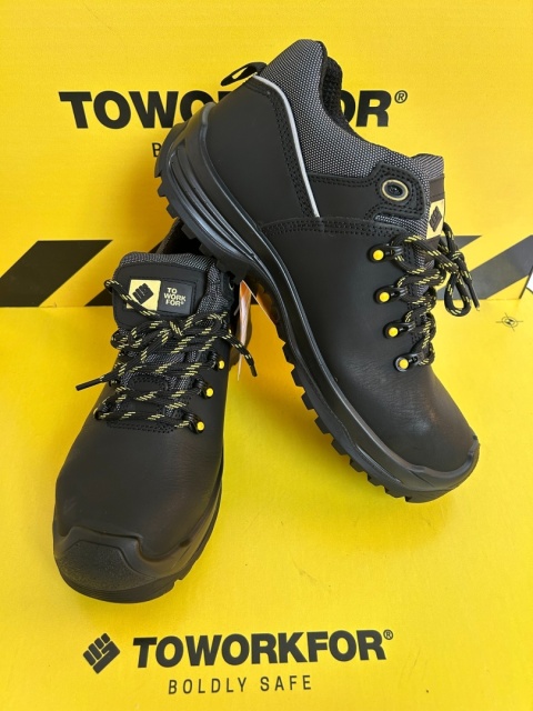 BUTY ROBOCZE MĘSKIE SKÓRZANE PÓŁBUTY BHP S3 HRO SRC SILVERSTONE