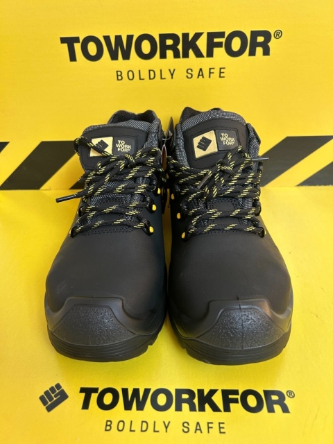 BUTY ROBOCZE MĘSKIE SKÓRZANE PÓŁBUTY BHP S3 HRO SRC SILVERSTONE