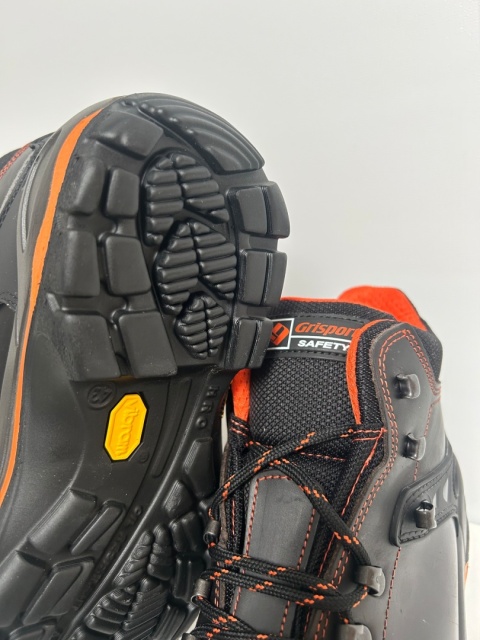 BUTY ROBOCZE TRZEWIKI SKÓRZANE BHP S3 SRC Grisport MARMOLADA SUPPORT SYSTEM KOLOR CIEMNY BRĄZ