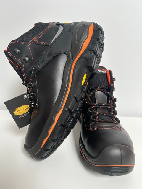BUTY ROBOCZE TRZEWIKI SKÓRZANE BHP S3 SRC Grisport MARMOLADA SUPPORT SYSTEM KOLOR CIEMNY BRĄZ