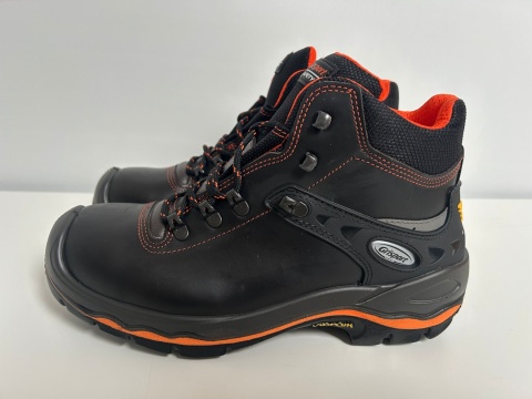 BUTY ROBOCZE TRZEWIKI SKÓRZANE BHP S3 SRC Grisport MARMOLADA SUPPORT SYSTEM KOLOR CIEMNY BRĄZ