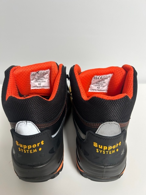BUTY ROBOCZE MĘSKIE SKÓRZANE TRZEWIKI BHP S3 SRC Grisport MARMOLADA SUPPORT SYSTEM KOLOR CZARNY