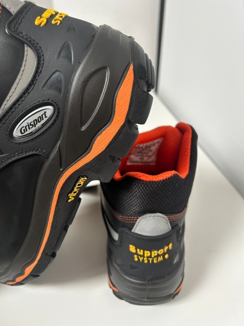 BUTY ROBOCZE MĘSKIE SKÓRZANE TRZEWIKI BHP S3 SRC Grisport MARMOLADA SUPPORT SYSTEM KOLOR CZARNY