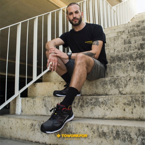 BUTY ROBOCZE LEKKIE LETNIE TOWORKFOR MODEL WARM UP RED S3 SRC