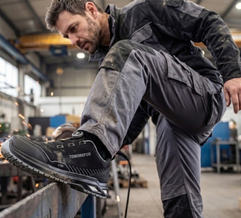 BUTY ROBOCZE LEKKIE SPORTOWE ESD BHP X-506 S3 SRC BOA