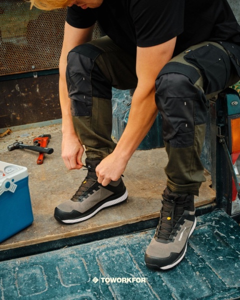 BUTY ROBOCZE LEKKIE TRZEWIKI SPORTOWE TOWORKFOR SUPER SET BOOT BLACK
