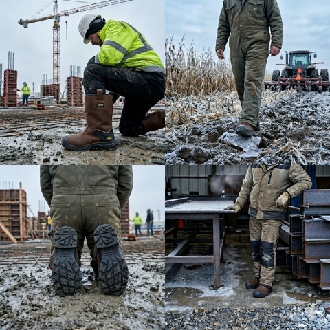 BUTY ROBOCZE MĘSKIE BUDOWLANE BHP MARKI PERF RIGGER SKÓRA S3