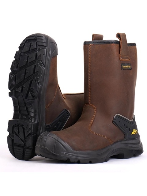 BUTY ROBOCZE MĘSKIE BUDOWLANE BHP MARKI PERF RIGGER SKÓRA S3