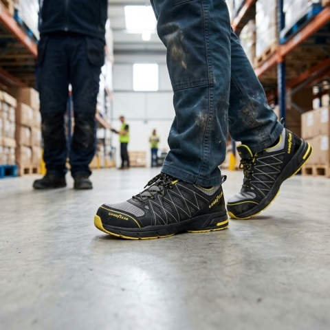 BUTY ROBOCZE MĘSKIE Sportowe LEKKIE BHP GOODYEAR U1502 S1P