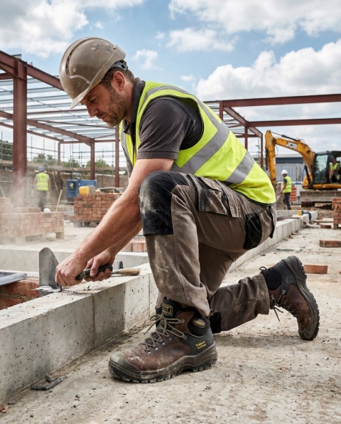 BUTY ROBOCZE MĘSKIE SKÓRZANE TRZEWIKI S3 HRO SRC Grisport CORTINA