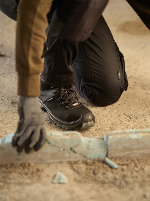 BUTY ROBOCZE MĘSKIE SKÓRZANE WODOODPORNE BHP S3 WR HRO SRC HIKER Black