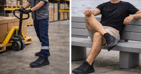 Buty Robocze Reebok Astroride Work IB2230OB SR Lekkie Bez podnoska