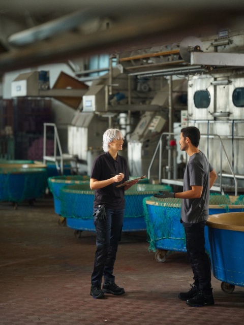 Koszulka robocza T-shirt ToWorkFor Szybkoschnąca FastDry Oddychająca Unisex Brąz r.M-XXL