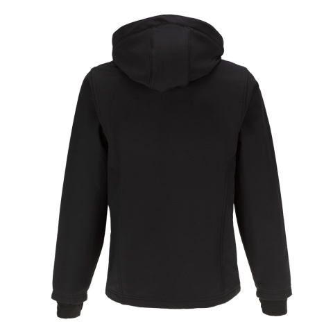 Kurtka Softshell ToWorkFor 1U50.40 Wiatroodporna Odpinany kaptur Czarna r.M-XXL