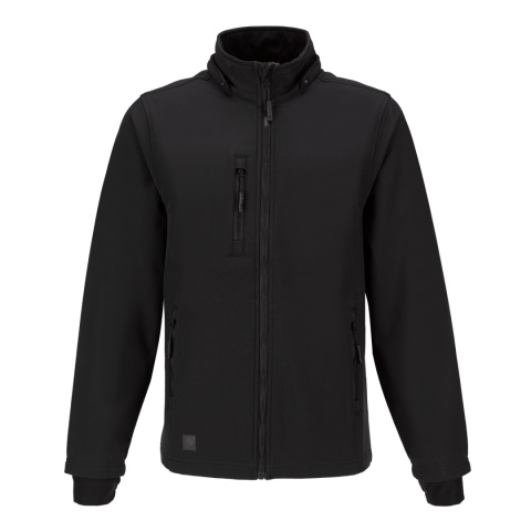 Kurtka Softshell ToWorkFor 1U50.40 Wiatroodporna Odpinany kaptur Czarna r.M-XXL