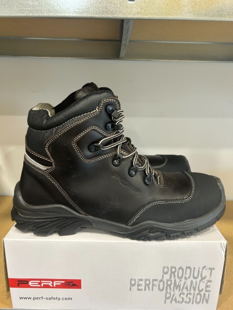 SKÓRZANE BUTY ROBOCZE BHP PERF SHOOTER BROWN S3 SRC SKÓRA LICOWA ROZ.46