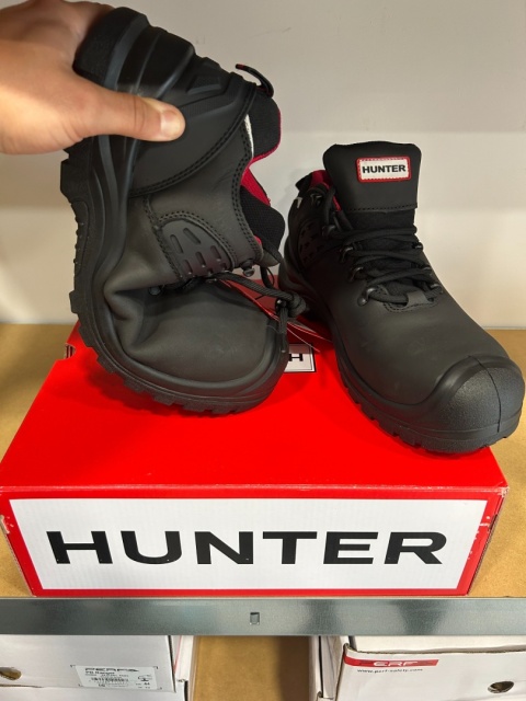 SKÓRZANE OBUWIE BUTY ROBOCZE BHP HUNTER-SS-06 M S3 CZARNE