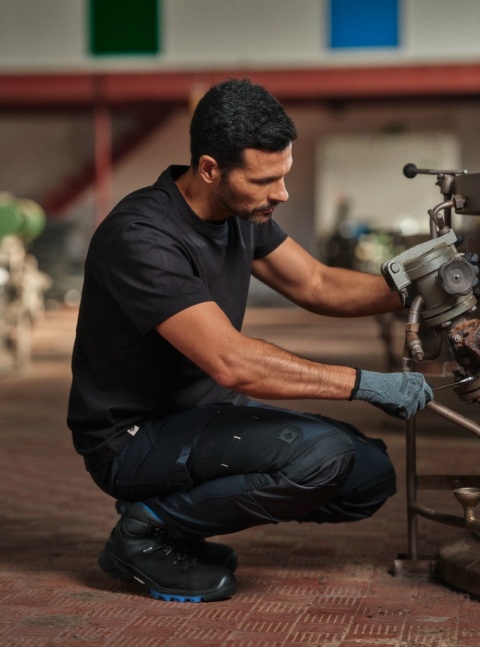 Spodnie Robocze HOLSTER BLACK ToWorkFor Kieszenie Monterskie Cordura Roz. 46-54