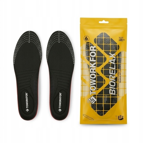 Wkładki do butów roboczych BHP ToWorkFOR Biorelax r. 42-47