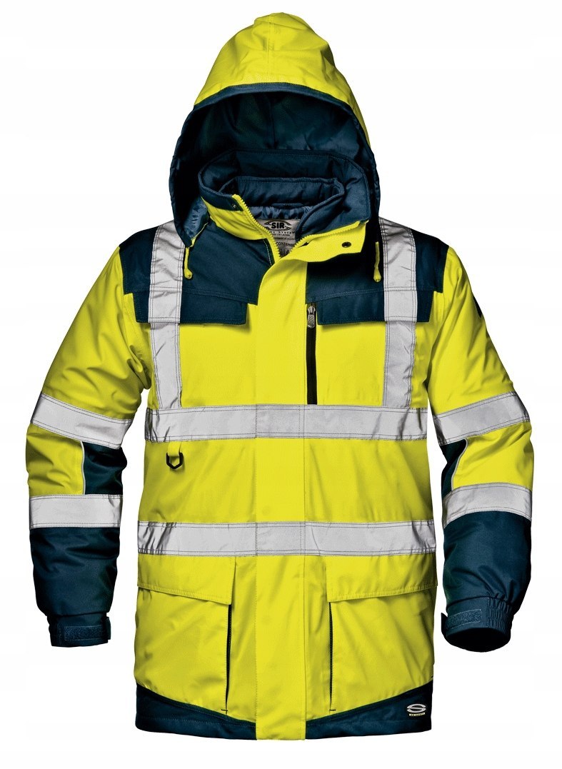 ODBLASKOWA KURTKA ROBOCZA BHP SIRSAFETY IT 4w1r. M - XXL ODBLASKOWA KURTKA ROBOCZA BHP SIRSAFETY IT 4w1r. M - XXL